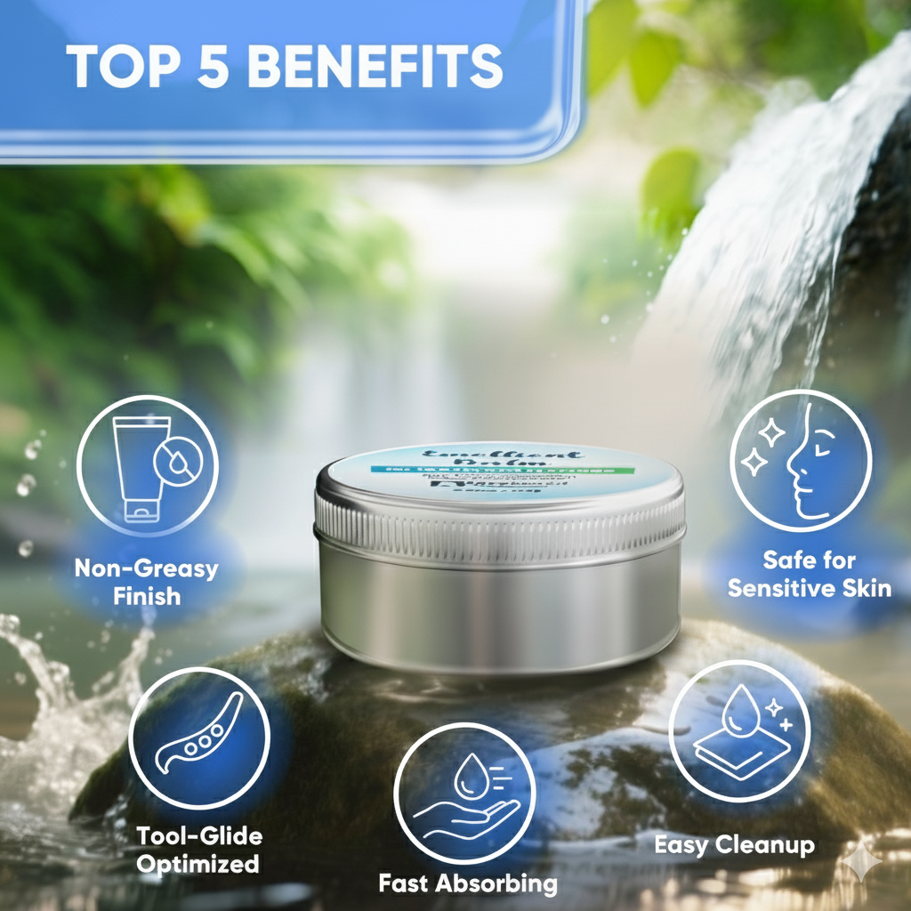 Massage Tools Emollient Balm - Natural Essential Massage Oil - Myofascial Release Tool Massage Cream for Massage Therapy - IASTM Tool Muscle Rub Ultra Strength - Gua Sha Tool Partner for Body (100g)